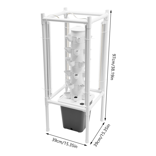Kit de cultivo hidropónico vertical, kit de cultivo hidropónico, kit de germinación de macetas verticales Kit de cultivo hidropónico vertical, kit de cultivo hidropónico, kit de germinación de macetas verticales