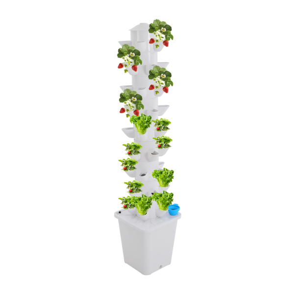 Mecanismo de Cultivo Hidropónico en Torre, Kit de Cultivo Hidropónico, Mecanismo Hidropónico de 45 Cápsulas