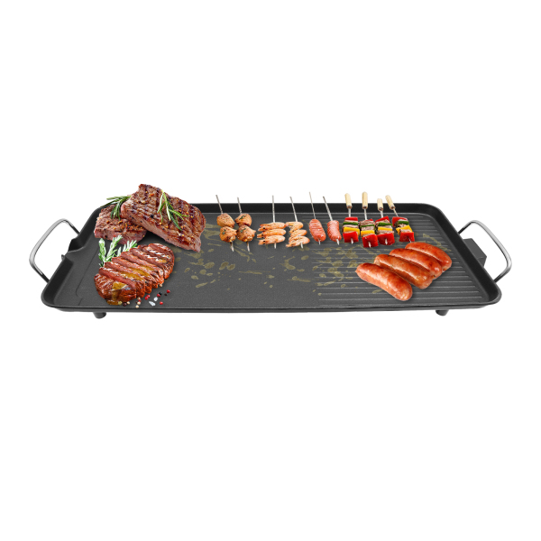 Barbacoa de exterior, Parrilla eléctrica, Barbacoa para exterior Camping Patio trasero, 1500W, 68*28*7cm, Negro Barbacoa de exterior, Parrilla eléctrica, Barbacoa para exterior Camping Patio trasero, 1500W, 68*28*7cm, Negro