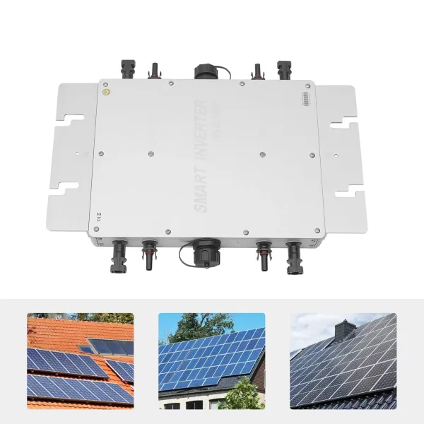 220 V WVC 1400 W Solar Grid Tie MPPT Micro Inversor Solar Inversor Impermeable Energía Solar Alimentación Micro Inversor IP65 22-50 V