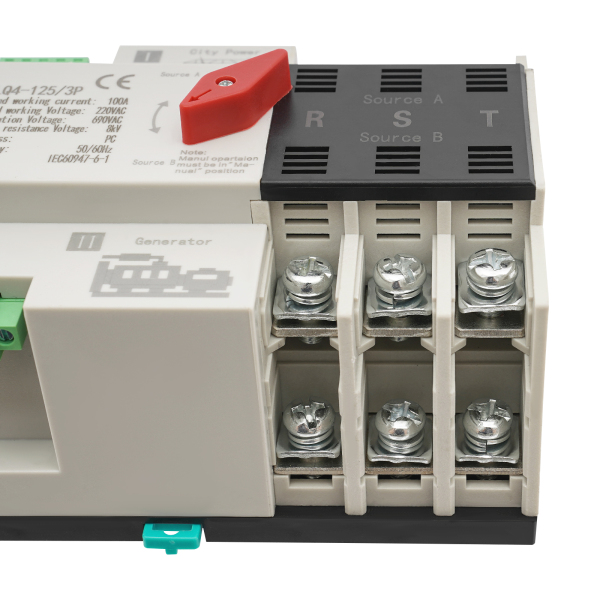 Interruptor de Transferencia Automático, 3P100A, 3P para Zonas Residenciales Urbanas