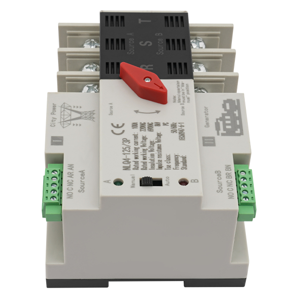 Interruptor de Transferencia Automático, 3P100A, 3P para Zonas Residenciales Urbanas