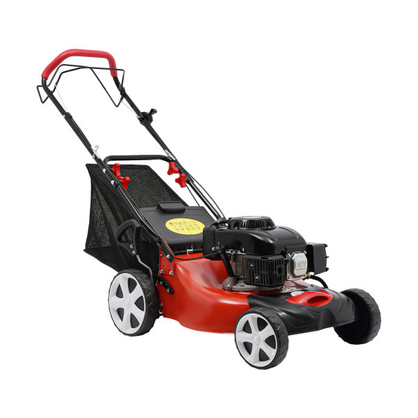 Cortacésped de gas autopropulsado 3 en 1 con recogedor y motor de 4 tiempos, 20 pulgadas y 140 cc, 8 alturas ajustables Cortacésped de gas autopropulsado 3 en 1 con recogedor y motor de 4 tiempos, 20 pulgadas y 140 cc, 8 alturas ajustables