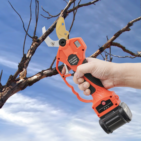Tijeras eléctricas de podar con batería con mango telescópico portátil Recortadora eléctrica, cortadora eléctrica