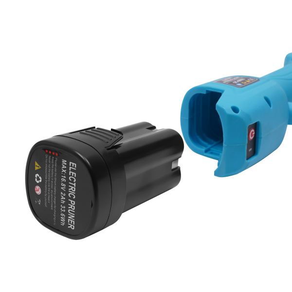 Juego de tijeras de podar eléctricas sin cable, Con 2 pilas de litio de repuesto de 2,0ah, Con alargadera (1,44-2m) Juego de tijeras de podar eléctricas sin cable, Con 2 pilas de litio de repuesto de 2,0ah, Con alargadera (1,44-2m)