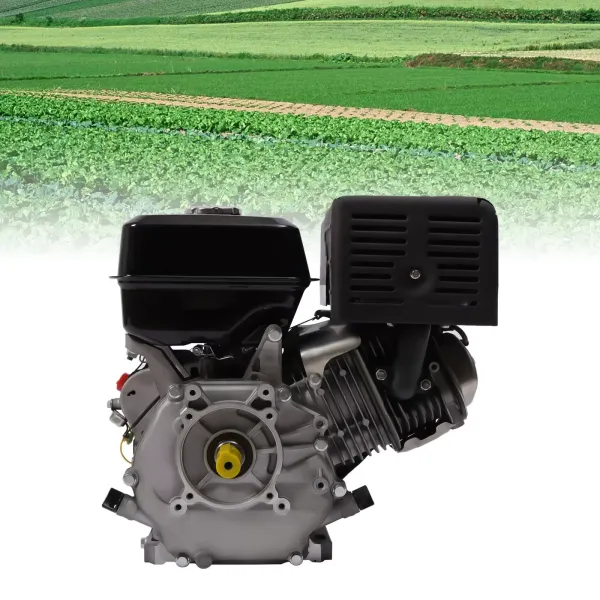 Motor de gasolina de 4 tiempos, 420 cc, 4 tiempos, refrigeración por aire forzada, motor de estacionamiento, con alarma industrial, 15 CV, 9000 W