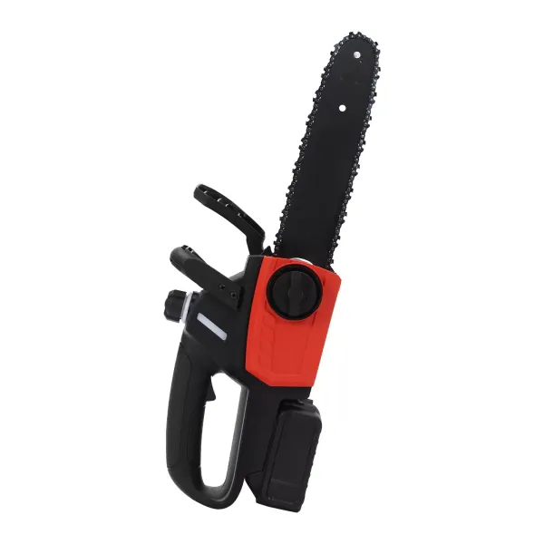 Motosierra inalámbrica de 21V, con barra de 10 pulgadas y cadena para extremidades y ramas pequeñas, incluye batería de iones de litio y cargador