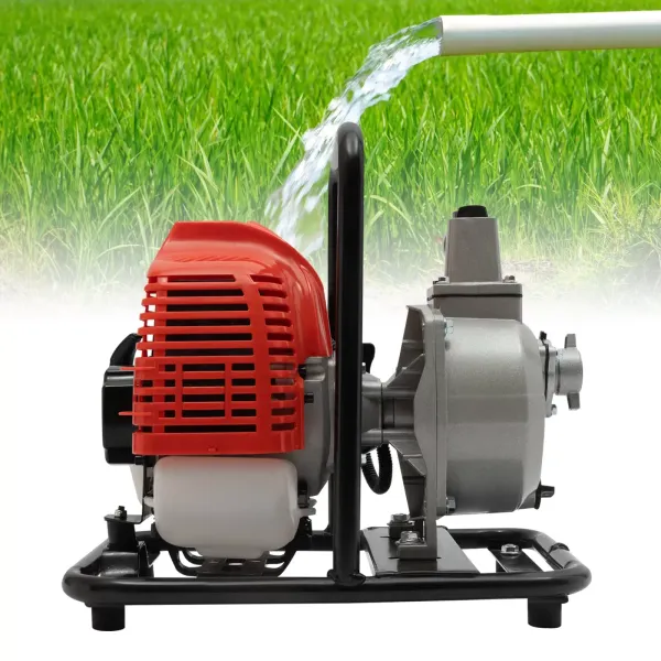 CNCEST Bomba de agua de gasolina, 43 cc, 20.000 l/h, bomba de agua sucia con motor de 2 tiempos, altura de extracción de 80 m CNCEST Bomba de agua de gasolina, 43 cc, 20.000 l/h, bomba de agua sucia con motor de 2 tiempos, altura de extracción de 80 m