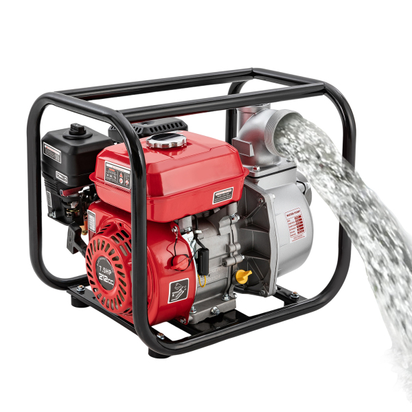 Bomba de agua semi-basura autocebante por aire de un solo cilindro de 4 tiempos, a gas de 7,5 HP de 3" Bomba de agua semi-basura autocebante por aire de un solo cilindro de 4 tiempos, a gas de 7,5 HP de 3"