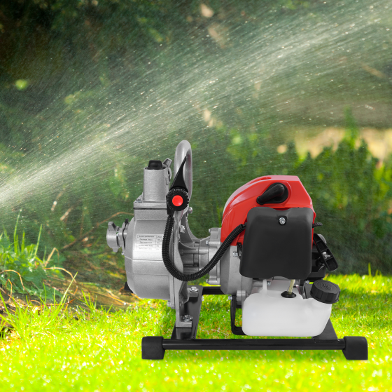 Bomba de agua a gasolina de 42,5 cc Bomba de jardín Bomba de estanque Bomba de riego