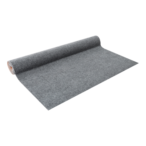 3*1.2m Alfombra para interior/exterior, alfombra antideslizante, alfombra de entrada, Gris