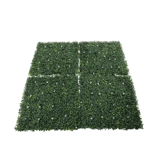 6 unidades de protección visual artificial seto de polietileno, 50 x 50 cm, para terraza, jardín, valla, patio, aceras 6 unidades de protección visual artificial seto de polietileno, 50 x 50 cm, para terraza, jardín, valla, patio, aceras