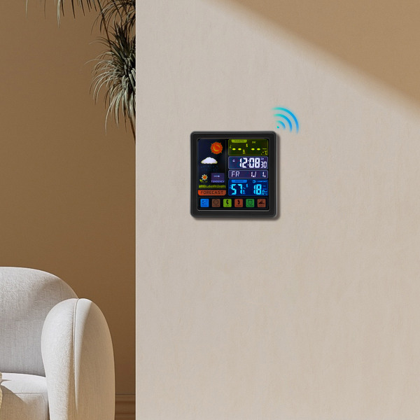 Estación meteorológica Termómetro Monitor inalámbrico de temperatura y humedad con sensor alimentado por batería Estación meteorológica Termómetro Monitor inalámbrico de temperatura y humedad con sensor alimentado por batería