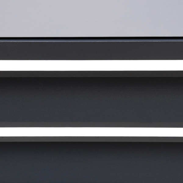 Valla para aire acondicionado 1.5P de cuatro lados 100x70x50 - Gris oscuro Valla para aire acondicionado, Pantalla de privacidad para aire acondicionado