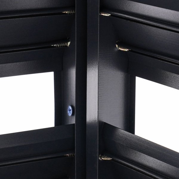 Valla para aire acondicionado 1.5P de cuatro lados 100x70x50 - Gris oscuro Valla para aire acondicionado, Pantalla de privacidad para aire acondicionado