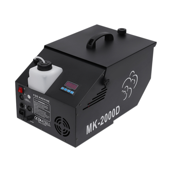 Máquina de humo baja de Lying Smoke Machine DMX Fog Machine Stage Fogger 1200 W con cubierta de humo remota inalámbrica 80-100 ㎡, 5000 CFM
