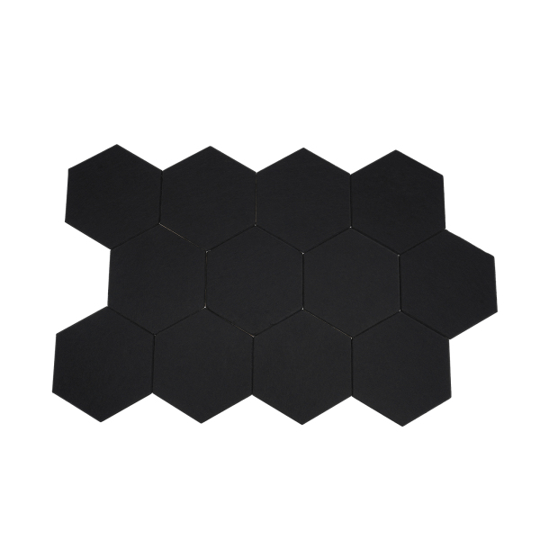 12 piezas Pared insonorizante de alta densidad para decoración de paredes y tratamiento acústico, 30*35cm, Negro 12 piezas Pared insonorizante de alta densidad para decoración de paredes y tratamiento acústico, 30*35cm, Negro
