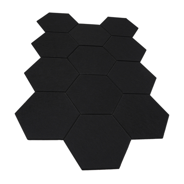12 piezas Pared insonorizante de alta densidad para decoración de paredes y tratamiento acústico, 30*35cm, Negro 12 piezas Pared insonorizante de alta densidad para decoración de paredes y tratamiento acústico, 30*35cm, Negro