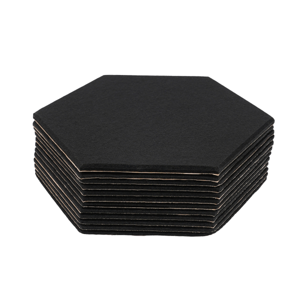 12 piezas Pared insonorizante de alta densidad para decoración de paredes y tratamiento acústico, 30*35cm, Negro 12 piezas Pared insonorizante de alta densidad para decoración de paredes y tratamiento acústico, 30*35cm, Negro