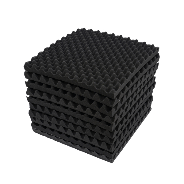 10 Piezas de Espuma Acústica, Esteras de Insonorización Autoadhesivas - 50 x 50 x 5 cm (Negro) 10 Piezas de Espuma Acústica, Esteras de Insonorización Autoadhesivas - 50 x 50 x 5 cm (Negro)