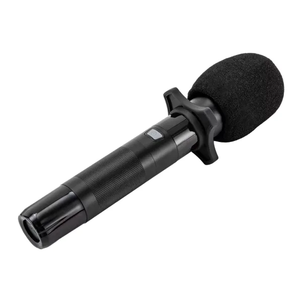 Micrófono inalámbrico, de metal inalámbrico dual, micrófonos vocales y receptor con 25 canales, para karaoke, voces, bodas