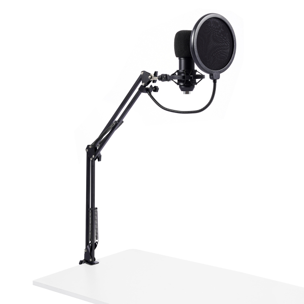 Juego de micrófono para podcast con cambiador de voz, estudio de grabación con micrófono de condensador para canto, PC,TikTok, YouTube