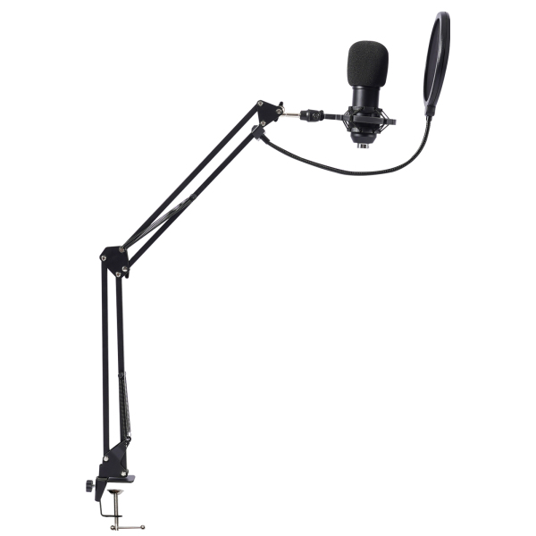 Juego de micrófono para podcast con cambiador de voz, estudio de grabación con micrófono de condensador para canto, PC,TikTok, YouTube