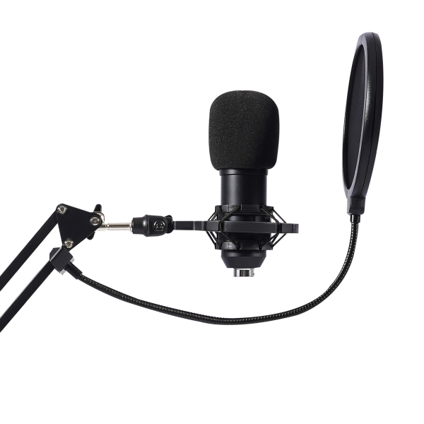 Juego de micrófono para podcast con cambiador de voz, estudio de grabación con micrófono de condensador para canto, PC,TikTok, YouTube Juego de micrófono para podcast con cambiador de voz, estudio de grabación con micrófono de condensador para canto, PC,TikTok, YouTube