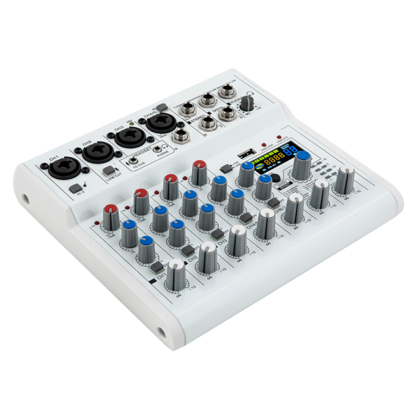 7 canales Consolas de mezcla en vivo estéreo, mezclador de audio Mezclador de música, 88 tipos de efectos digitales DPS 7 canales Consolas de mezcla en vivo estéreo, mezclador de audio Mezclador de música, 88 tipos de efectos digitales DPS