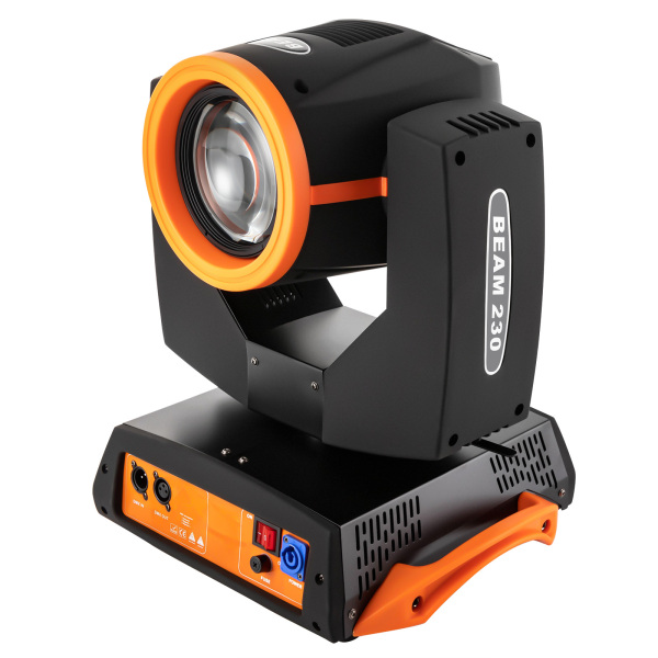 7R 230W Haz de Luz Cabeza Móvil, 17 Gobos RGBW Iluminación de Escenario, 14 Colores Luces DJ 16ch, Rotación multiángulo