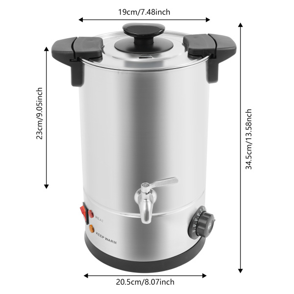 Olla para derretir cera de 8 l para hacer velas, olla para derretir cera, máquina comercial grande para derretir cera Olla para derretir cera de 8 l para hacer velas, olla para derretir cera, máquina comercial grande para derretir cera