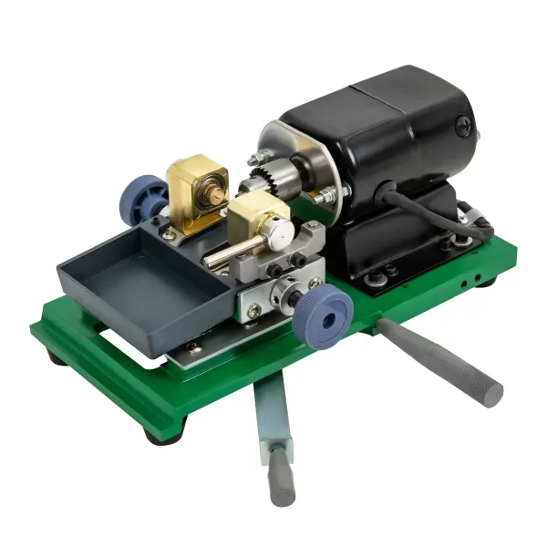 Taladro de perlas de 220 V, juego completo de joyas jade sin escalonamiento, herramientas taladro titular para concha coral ámbar (verde)