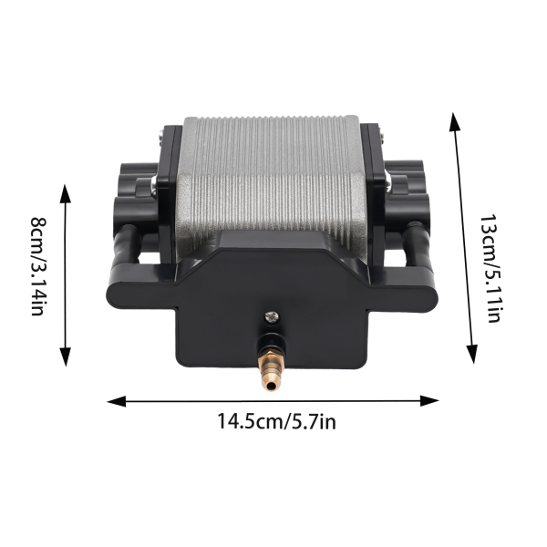 Bomba neumática para cortadoras y grabadoras láser, para superficies limpias y bordes de corte lisos, 30L Bomba neumática para cortadoras y grabadoras láser, para superficies limpias y bordes de corte lisos, 30L