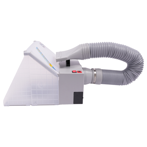 Banco de trabajo para pintar maquetas, Banco de trabajo para pintar a pistola con barras de luz LED Banco de trabajo para pintar maquetas, Banco de trabajo para pintar a pistola con barras de luz LED