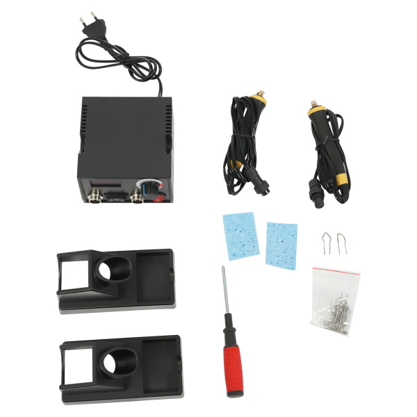 Kit de fuego de leña, Máquina pirograbadora de temperatura regulable 220 V, Quemador de leña digital (Dual Pen)