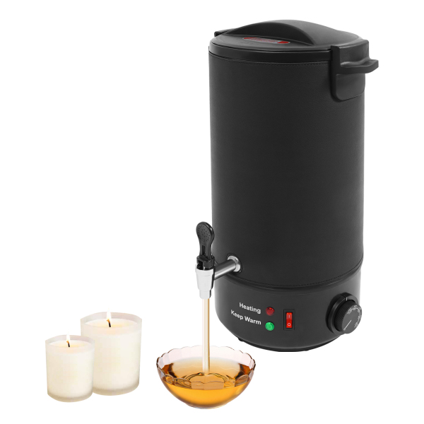 Fundidor de Cera de 10 L, Crisol Eléctrico para Cera, Fundidor de Cera con Temperatura Ajustable