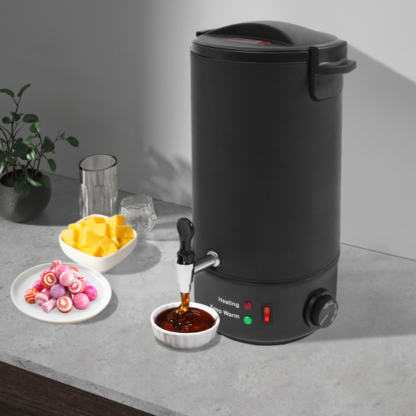 Fundidor de Cera de 10 L, Crisol Eléctrico para Cera, Fundidor de Cera con Temperatura Ajustable