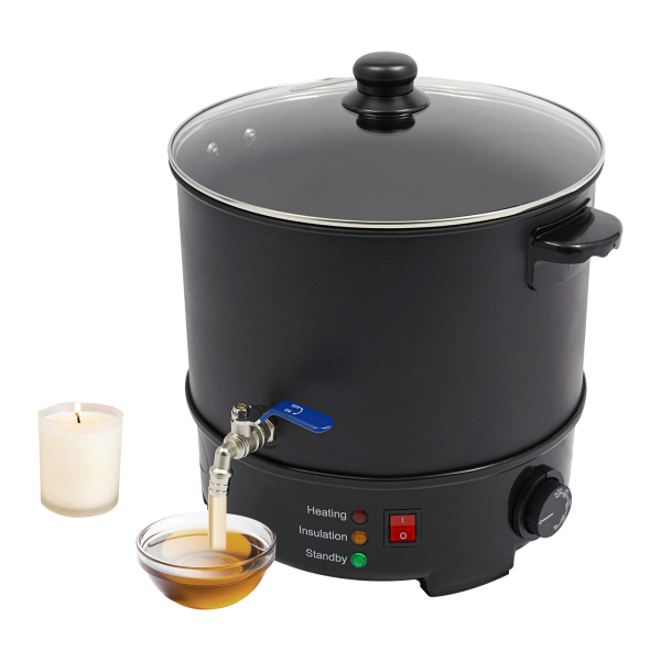Olla para derretir cera de 10 l para hacer velas, olla para derretir cera, máquina comercial grande para derretir cera Olla para derretir cera de 10 l para hacer velas, olla para derretir cera, máquina comercial grande para derretir cera