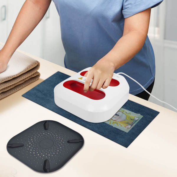 Plotter de Calor Rojo, Mini Prensa Térmica, Prensa Térmica Portátil, con Reloj, Rango de Temperatura: 85-205 ℃ Plotter de Calor Rojo, Mini Prensa Térmica, Prensa Térmica Portátil, con Reloj, Rango de Temperatura: 85-205 ℃