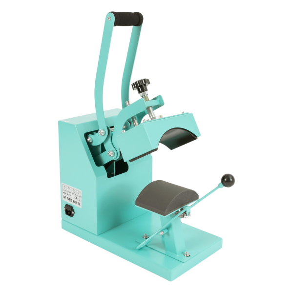 Máquina de prensado en caliente de alto rendimiento, Rango de temperatura: 0-200℃, 550W, 42*23*33cm, Azul