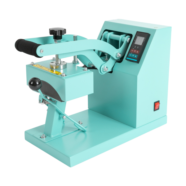 Máquina de prensado en caliente de alto rendimiento, Rango de temperatura: 0-200℃, 550W, 42*23*33cm, Azul