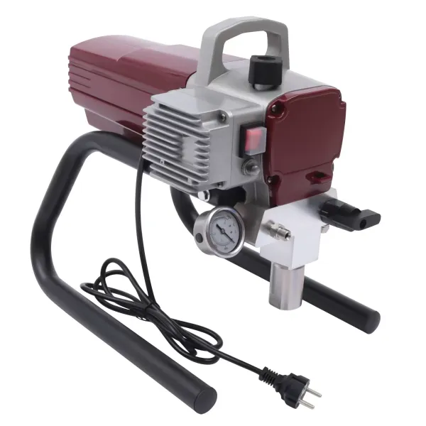Pulverizador de pintura sin aire de 1800 W, sin aire, para pintura de pared, barniz con boquilla, manguera de pulverización y barra de extensión