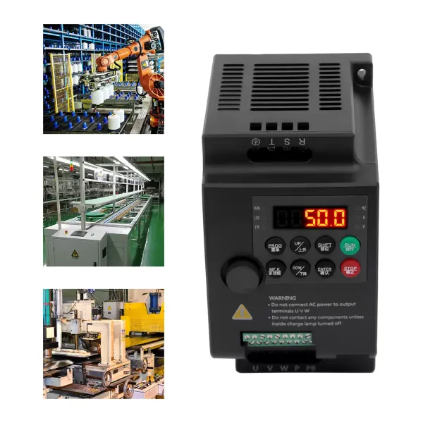Convertidor de frecuencia 5,5 kW / 2.2 kW 380 V 3 fases entrada y salida motor universal VFDA convertidor de frecuencia