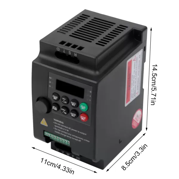 Convertidor de frecuencia 5,5 kW / 2.2 kW 380 V 3 fases entrada y salida motor universal VFDA convertidor de frecuencia Convertidor de frecuencia 5,5 kW / 2.2 kW 380 V 3 fases entrada y salida motor universal VFDA convertidor de frecuencia