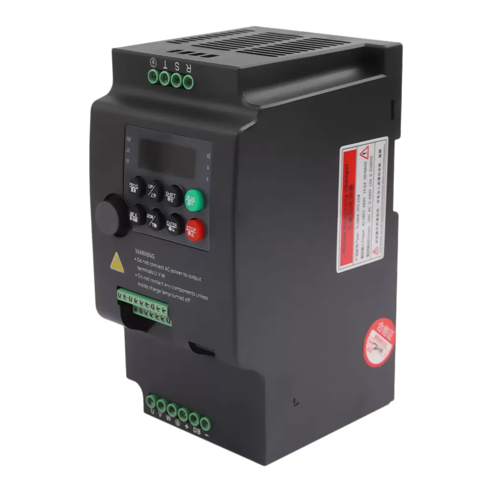 Convertidor de frecuencia 5,5 kW / 2.2 kW 380 V 3 fases entrada y salida motor universal VFDA convertidor de frecuencia