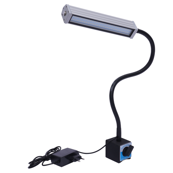 Luz magnética luz de trabajo 60 LED IP67 Luz de cuello de cisne flexible impermeable para iluminación Luz de máquina
