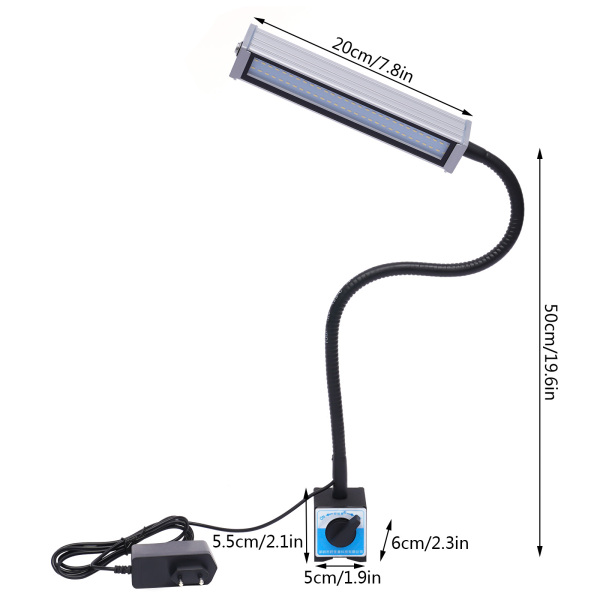 Luz magnética luz de trabajo 60 LED IP67 Luz de cuello de cisne flexible impermeable para iluminación Luz de máquina Luz magnética luz de trabajo 60 LED IP67 Luz de cuello de cisne flexible impermeable para iluminación Luz de máquina